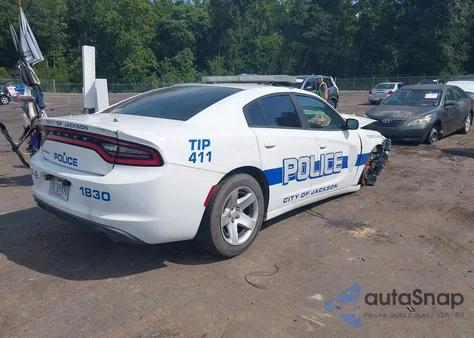 2015 Dodge Charger Police из США, поврежденный, VIN 2C3CDXAG3FH735280